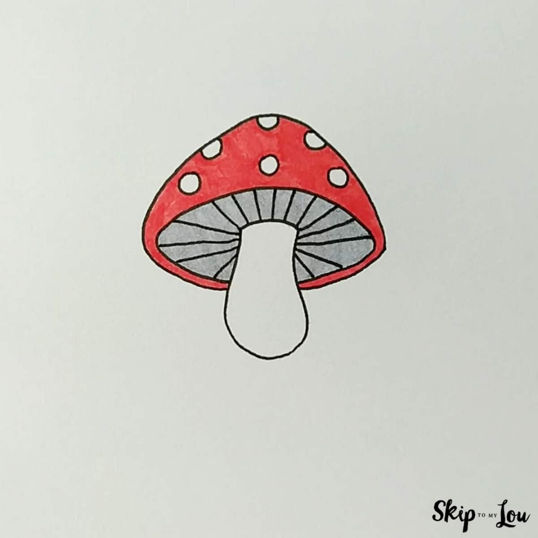 How to Draw a Mushroom  Skip To My Lou