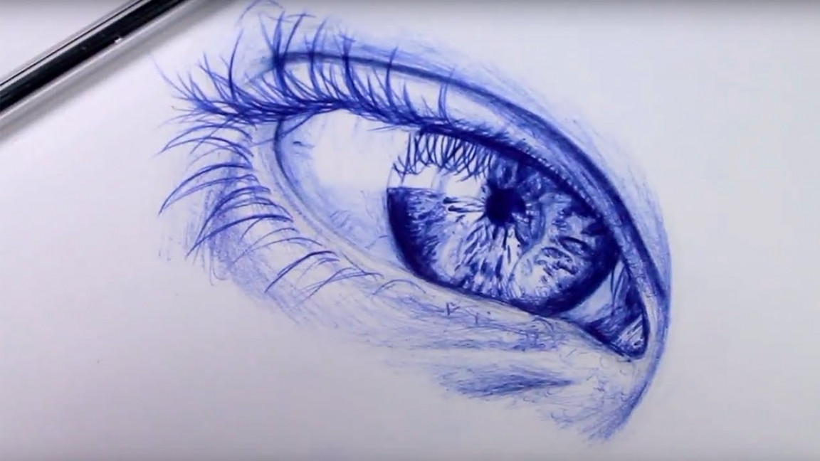 How to Draw a Realistic Eye With a Ballpoint Pen