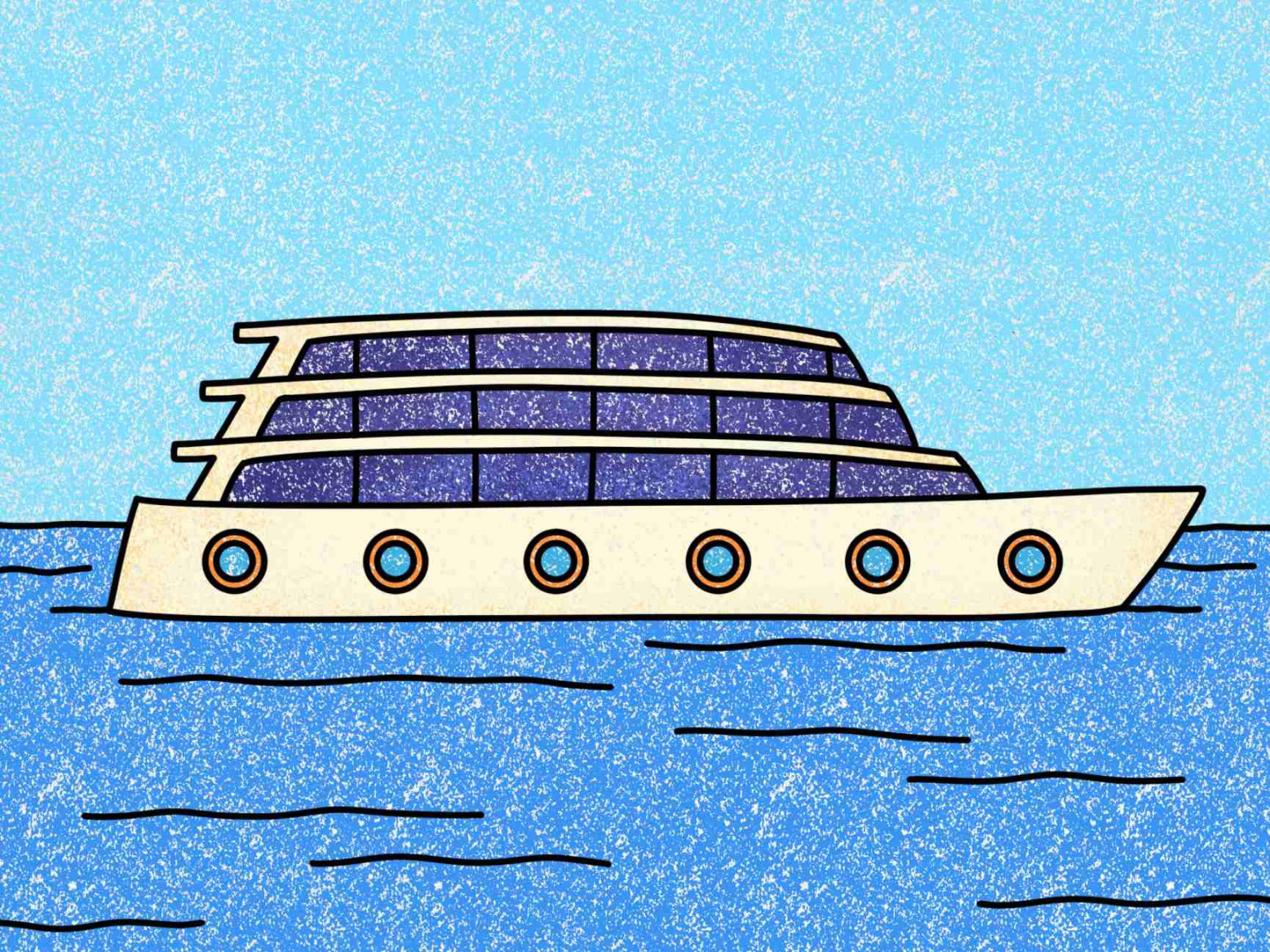 How to Draw a Yacht - HelloArtsy