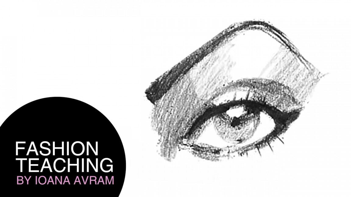 How to draw an eye step by step