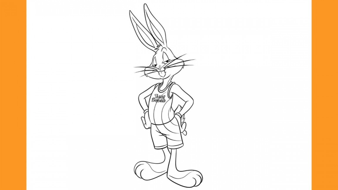 How to Draw BUGS BUNNY - Tune Squad  SPACE JAM: A New Legacy