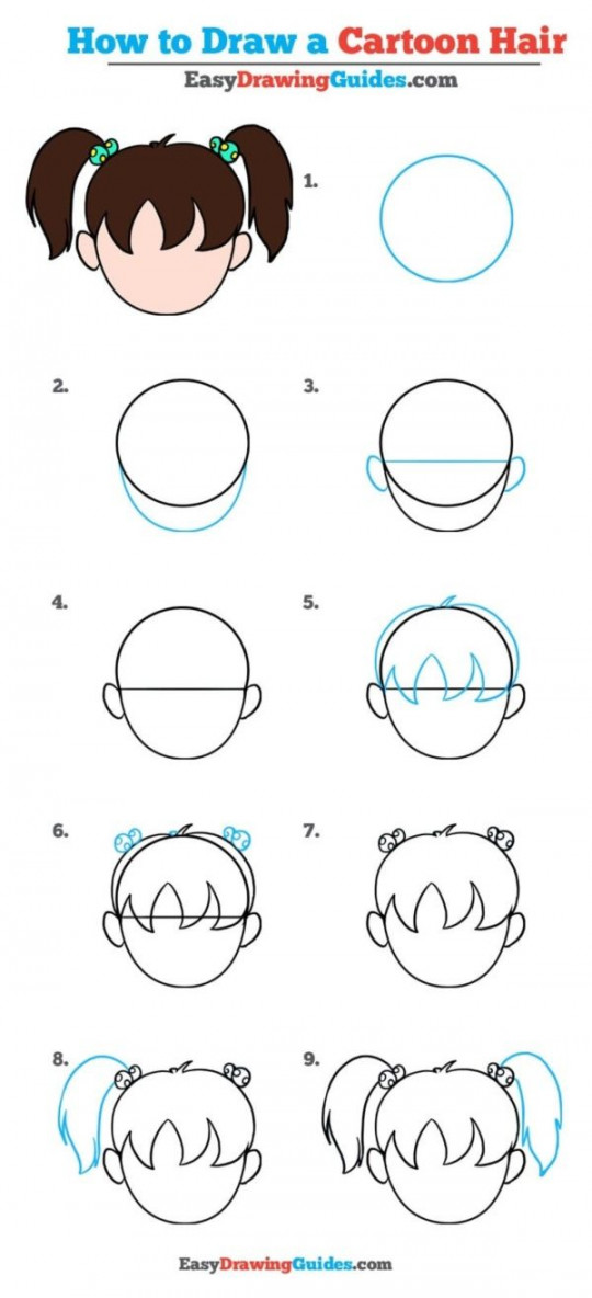 How To Draw Cartoon Eyes And Face - Bored Art in   Drawing