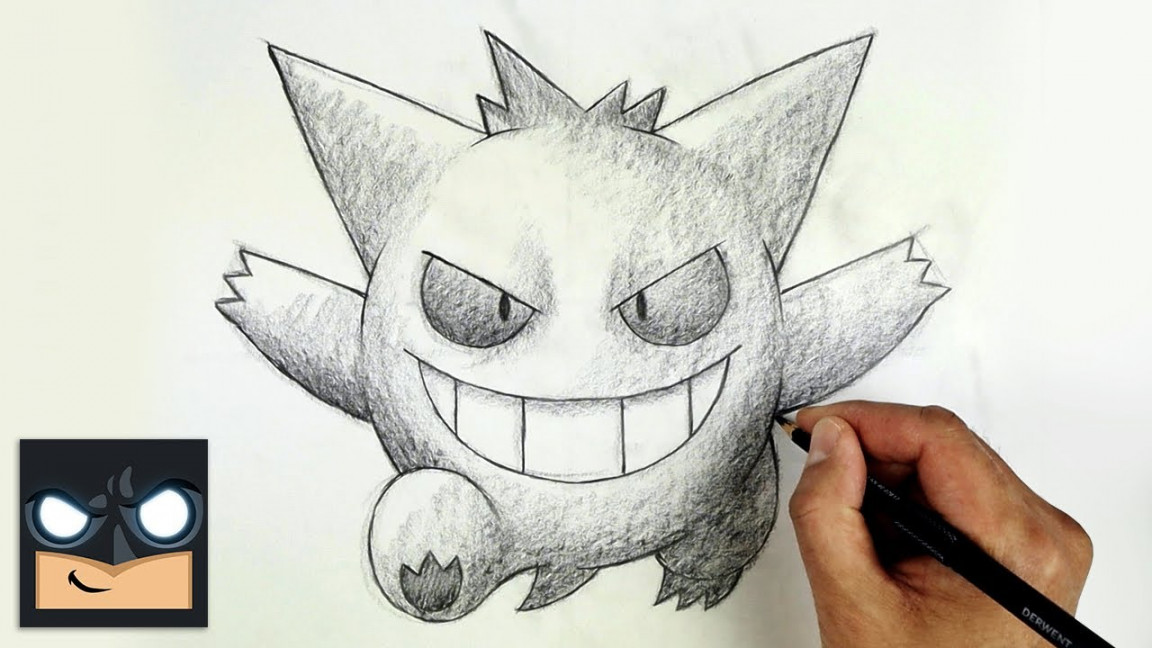 How To Draw Gengar  Pokemon Sketch