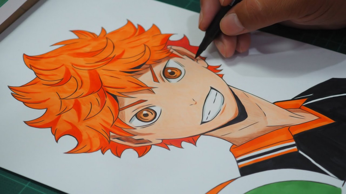 How To Draw Hinata Shoyo  Step By Step  Haikyuu!