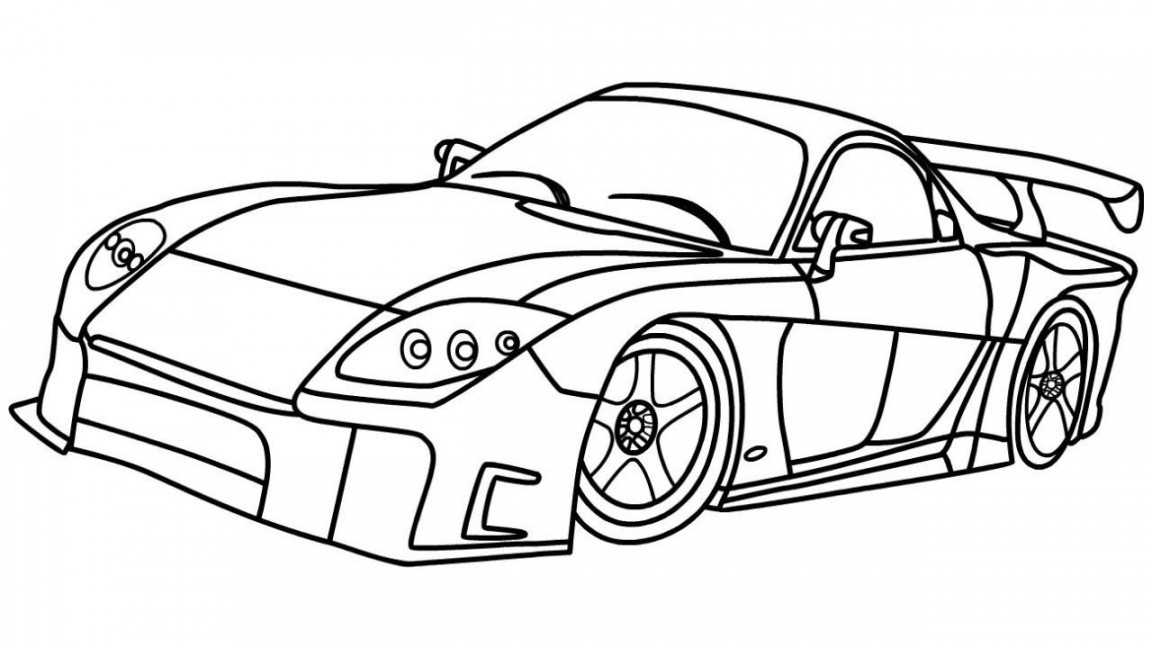 How to Draw JDM Sports Car  Easily Step by Step