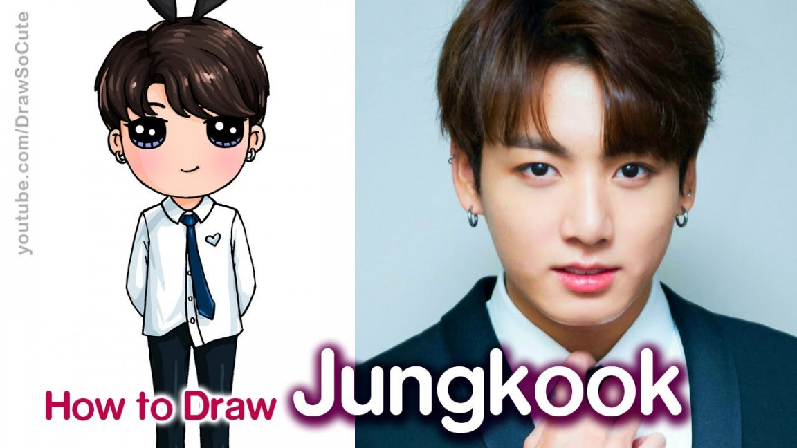 How to Draw Jungkook  BTS