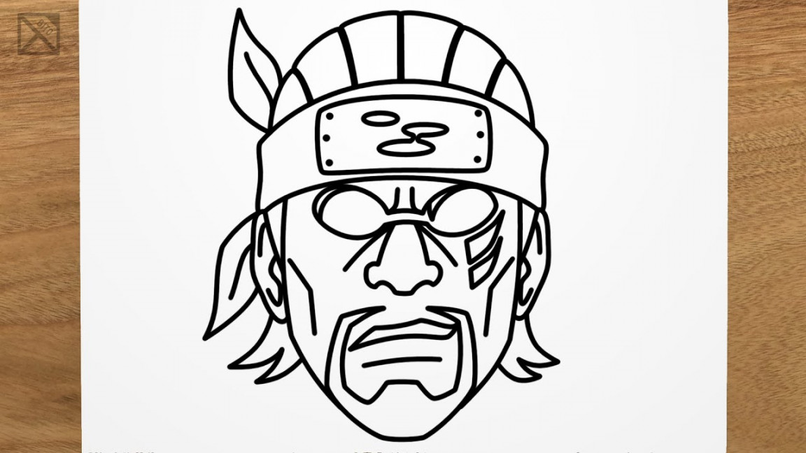 How to draw KILLER BEE (Naruto) step by step, EASY