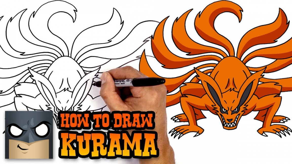 How to Draw Kurama  Naruto (Art Tutorial)