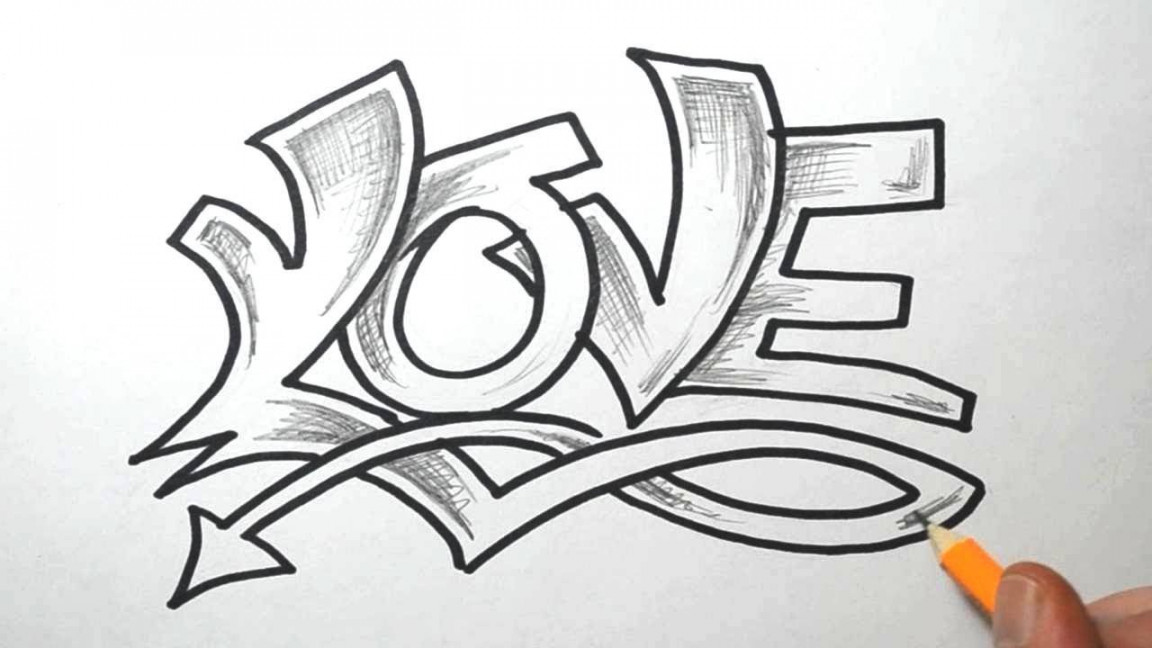 How to Draw LOVE in Graffiti Lettering  Graffiti lettering, Graffiti  drawing, Graffiti