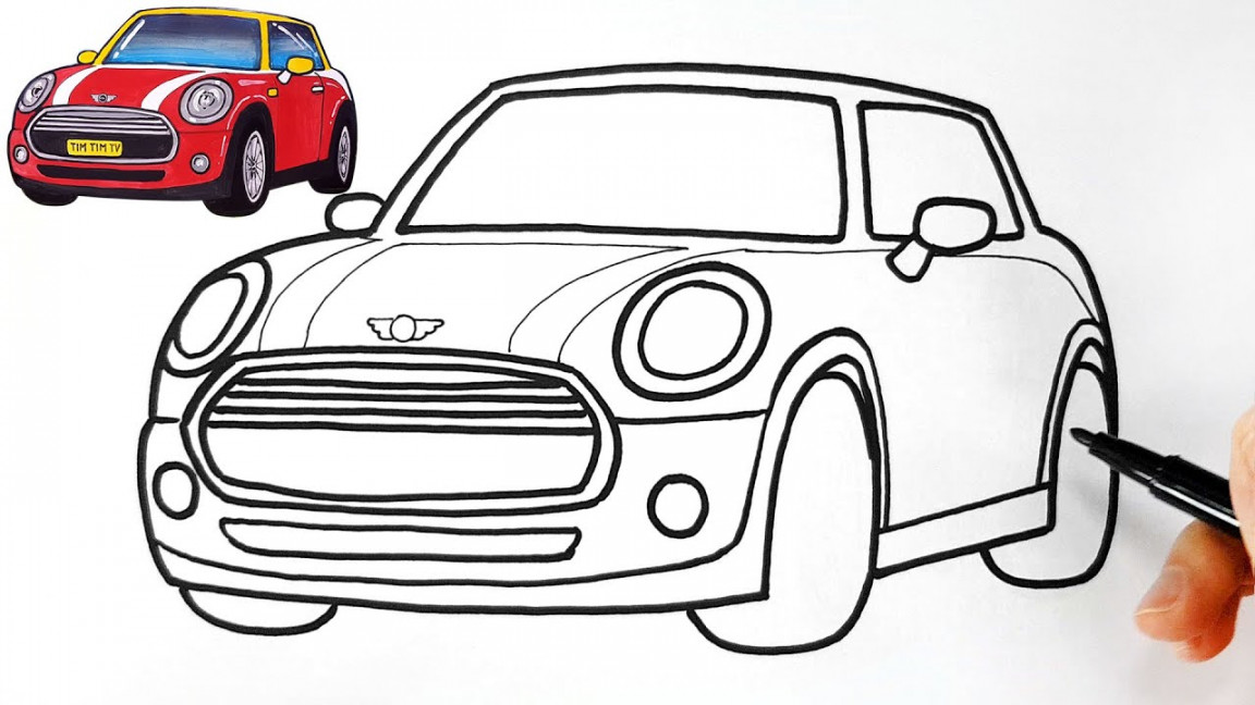 How to draw Mini Cooper