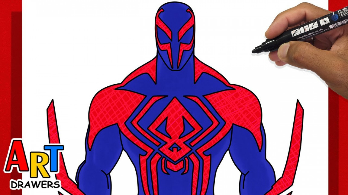 How to Draw SPIDER MAN  Across The SPIDER VERSE