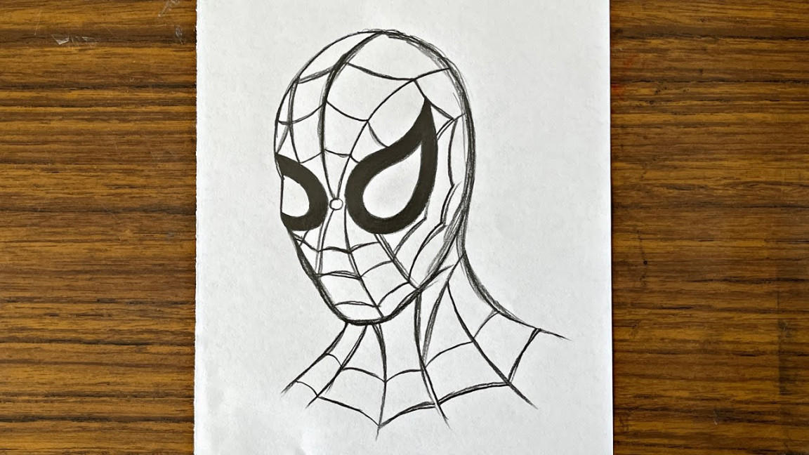 How to draw Spiderman  Spiderman drawing step by step  easy Drawing ideas  for beginners  Drawing