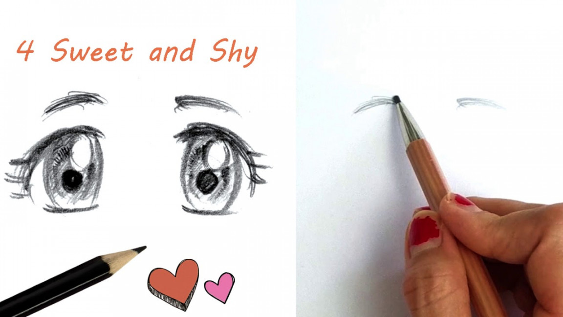 How to draw Various Kawaii Manga Eyes! (Step by Step)