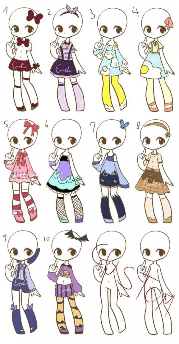 I like ,,,,  Cute drawings, Drawing anime clothes