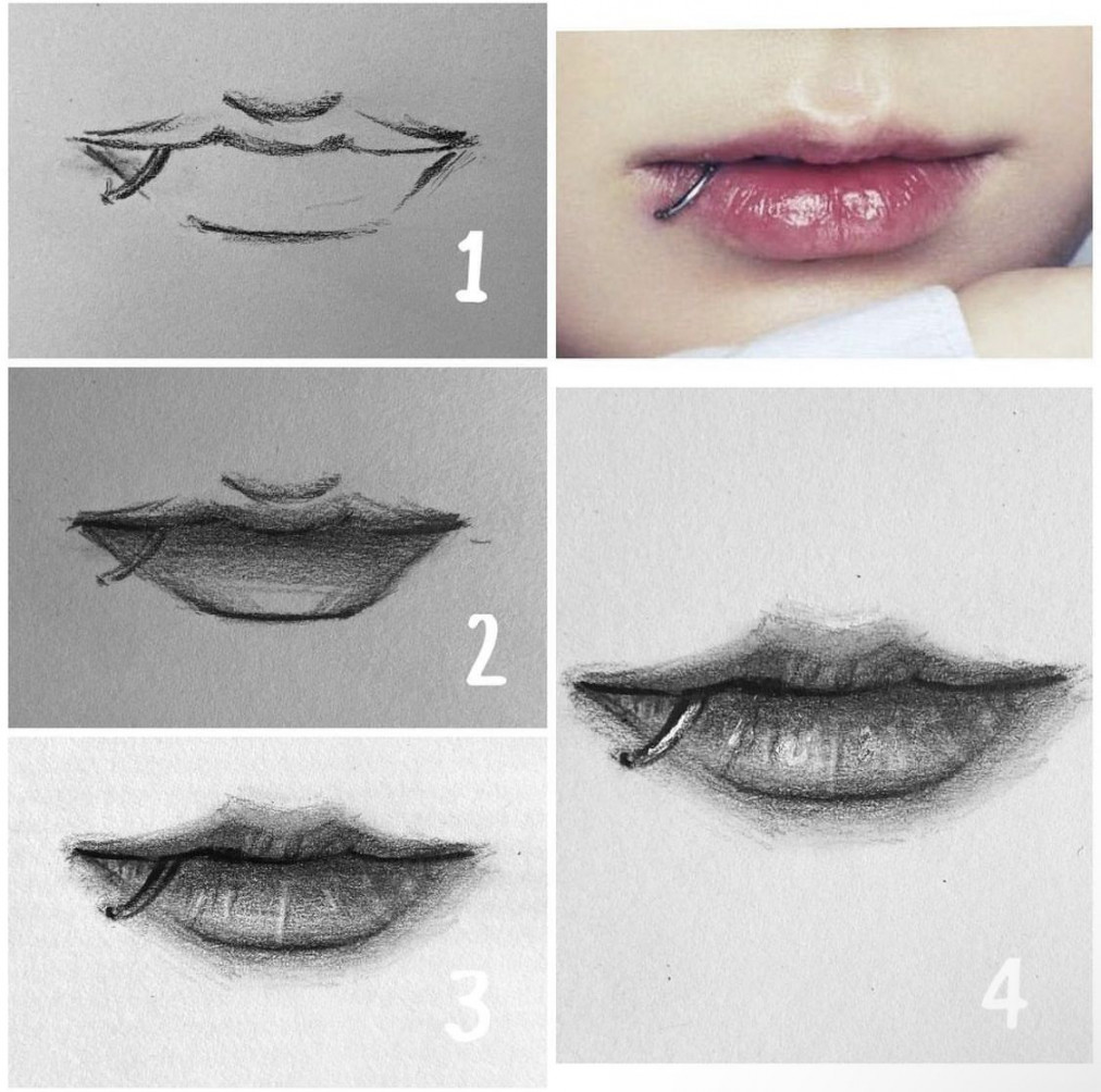 Jk lips tutorial in   Lips drawing, Lips sketch, Lip drawing