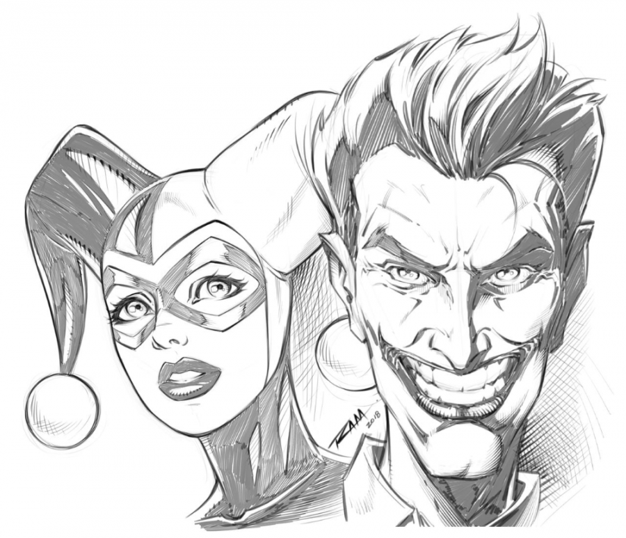 Joker and Harley Quinn by robertmarzullo on DeviantArt  Joker