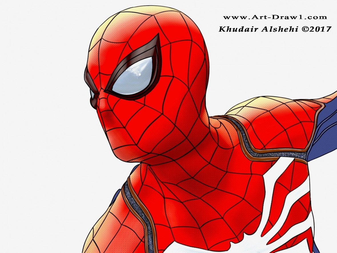 Khudair Alshehi - Digital Art Spider man