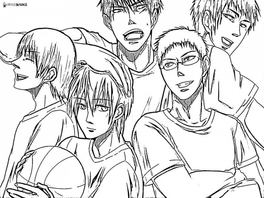 Kuroko No Basket Coloring Pages Printable for Free Download