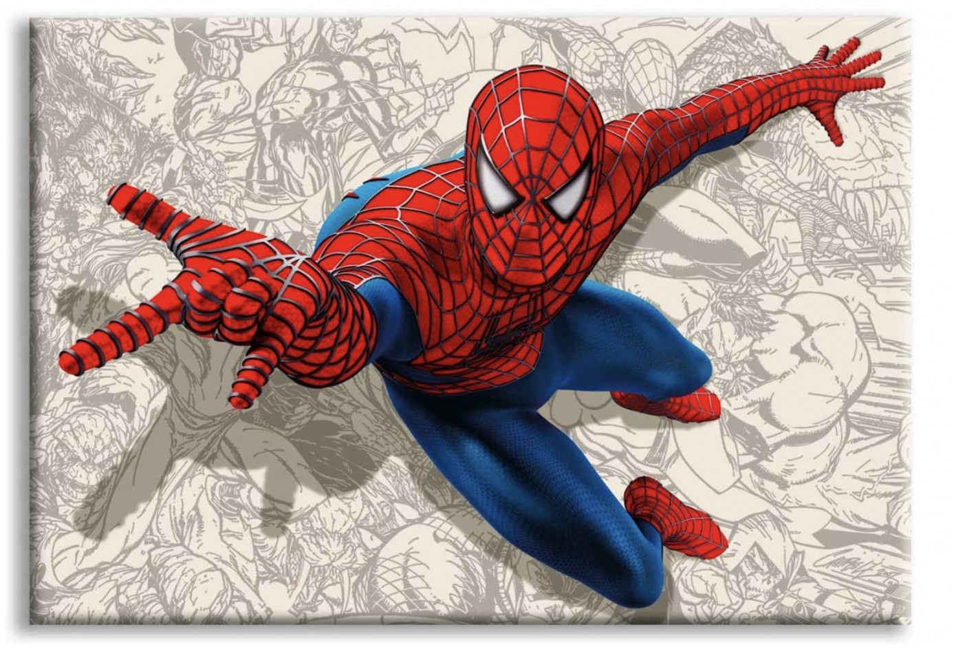 Leinwand Spiderman Spiderman - Comic - Bild auf Leinwand auf Holzrahmen