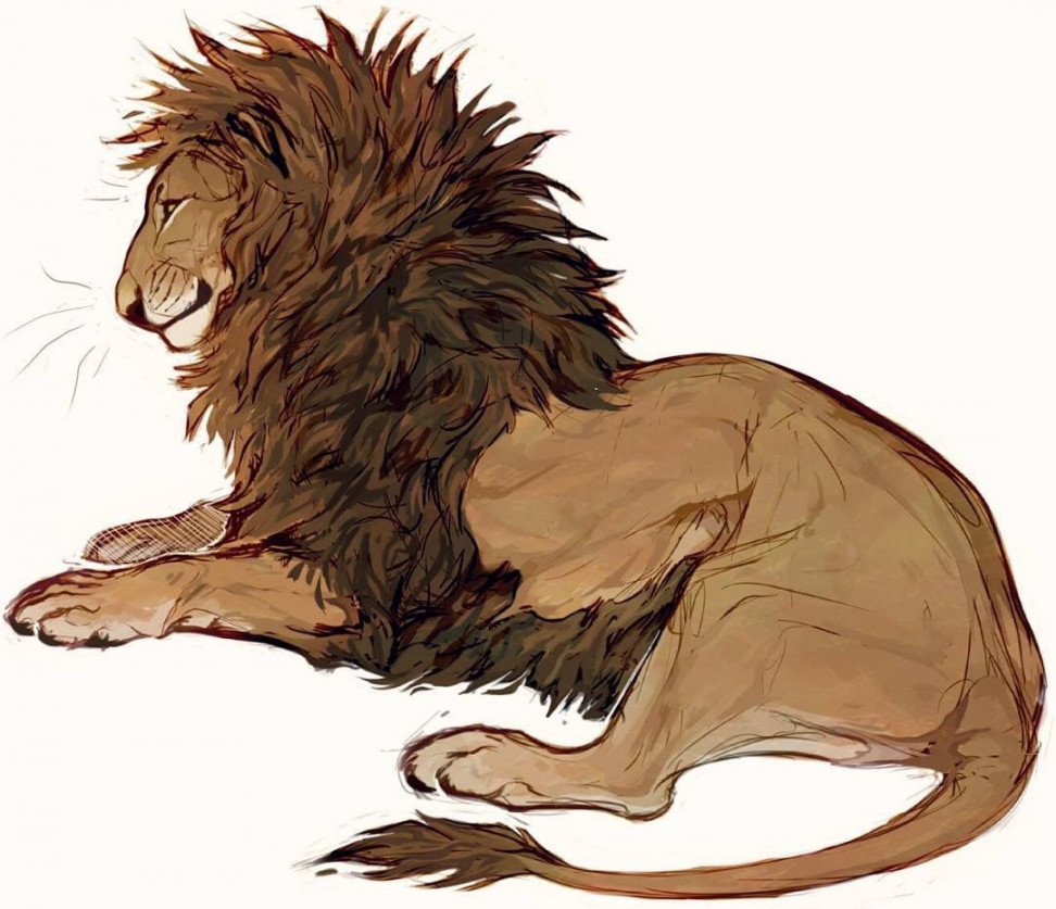 lion digital art  Эскизы животных, Рисунки животных, Рисовать