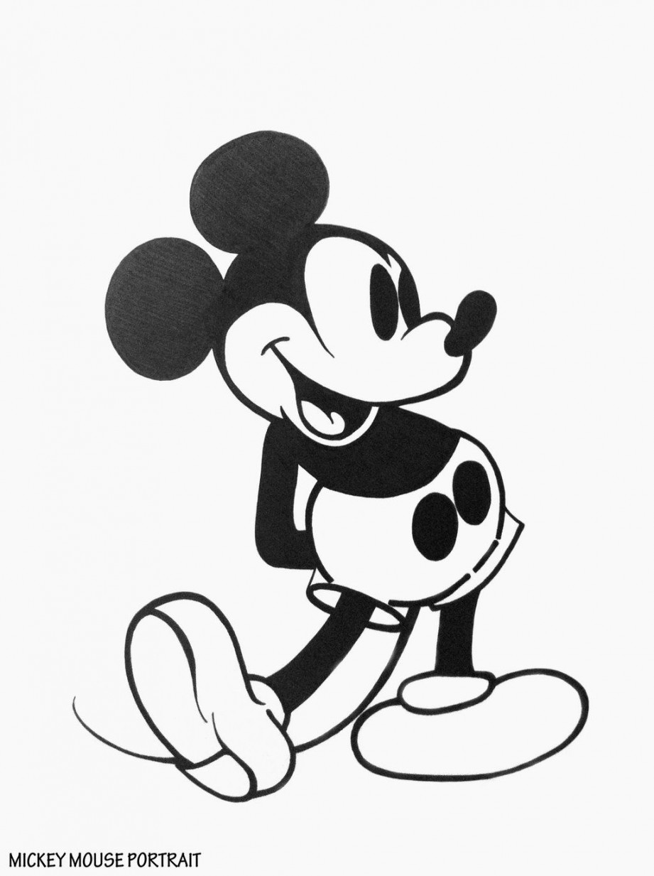 Mickey Mouse drawing by BluePencils on DeviantArt  Mickey mouse