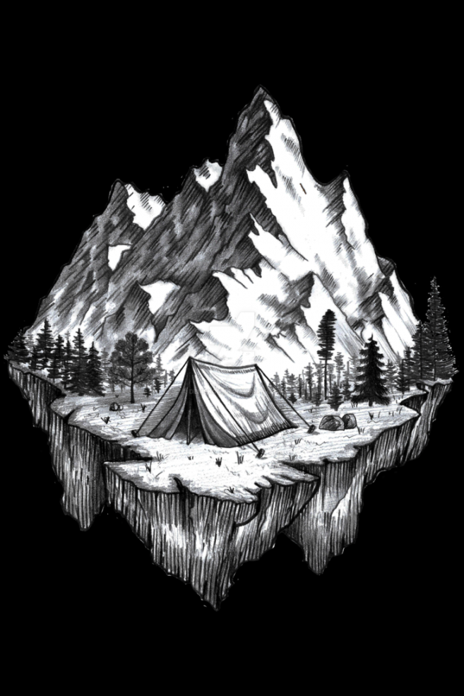 Mountains tattoo design by DenisKom on DeviantArt - Mountains