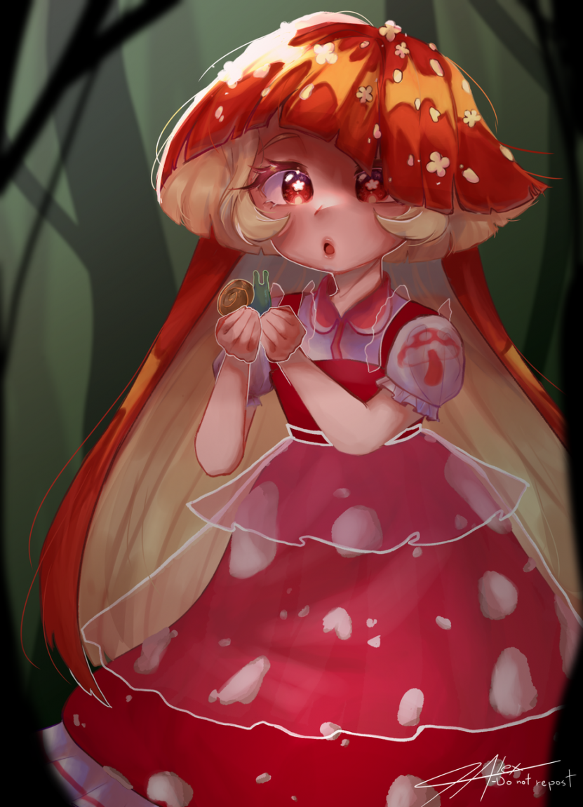 mushroom girl < michi/alex :D - Illustrations ART street