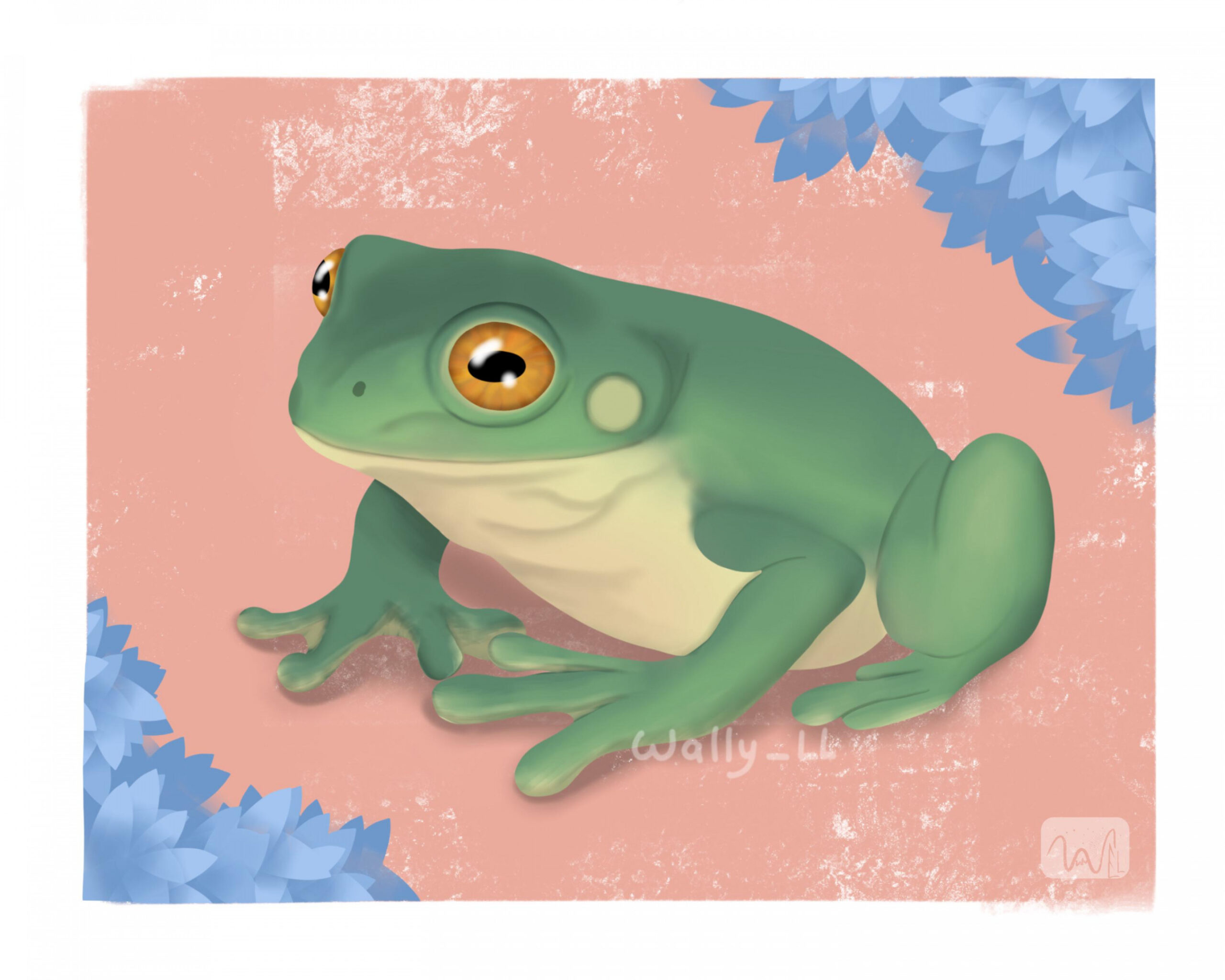 My digital art  Little Frog 💙 : r/DigitalArt