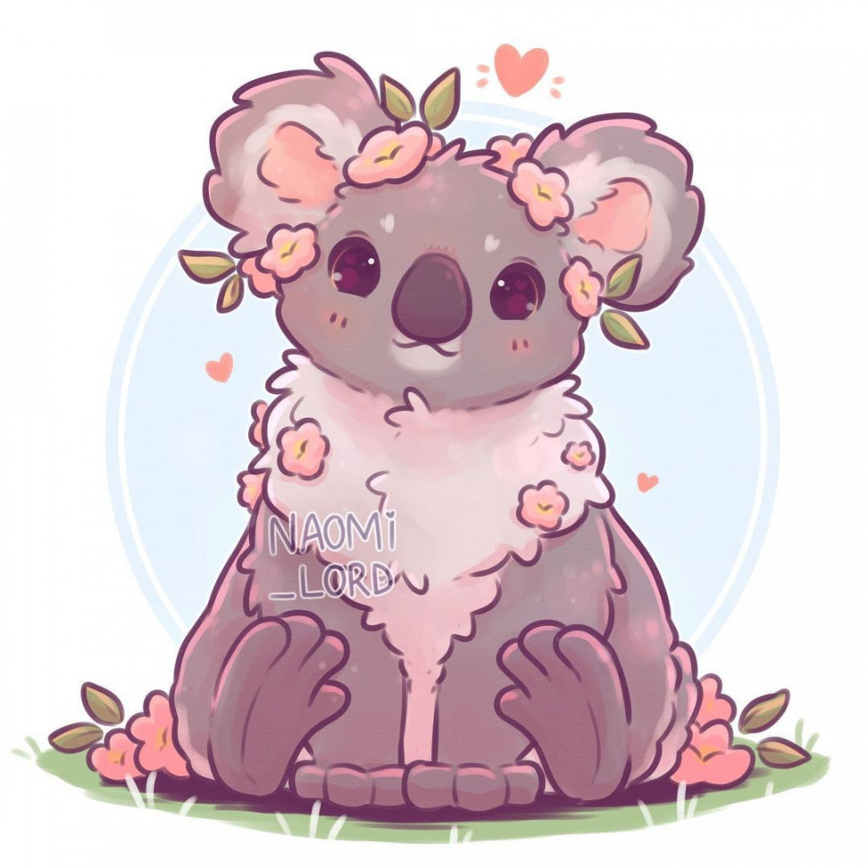 Naomi Lord Art on Instagram: “✨🌸 new kawaii animal tiiiime! This