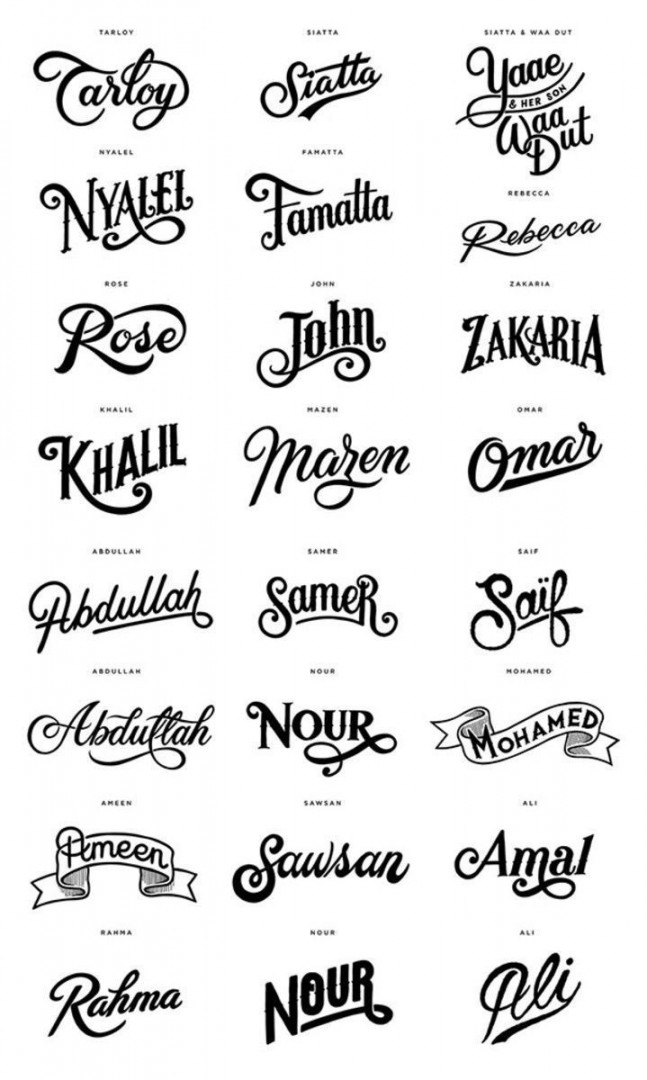 Personalization  Tattoo name fonts, Tattoo lettering styles