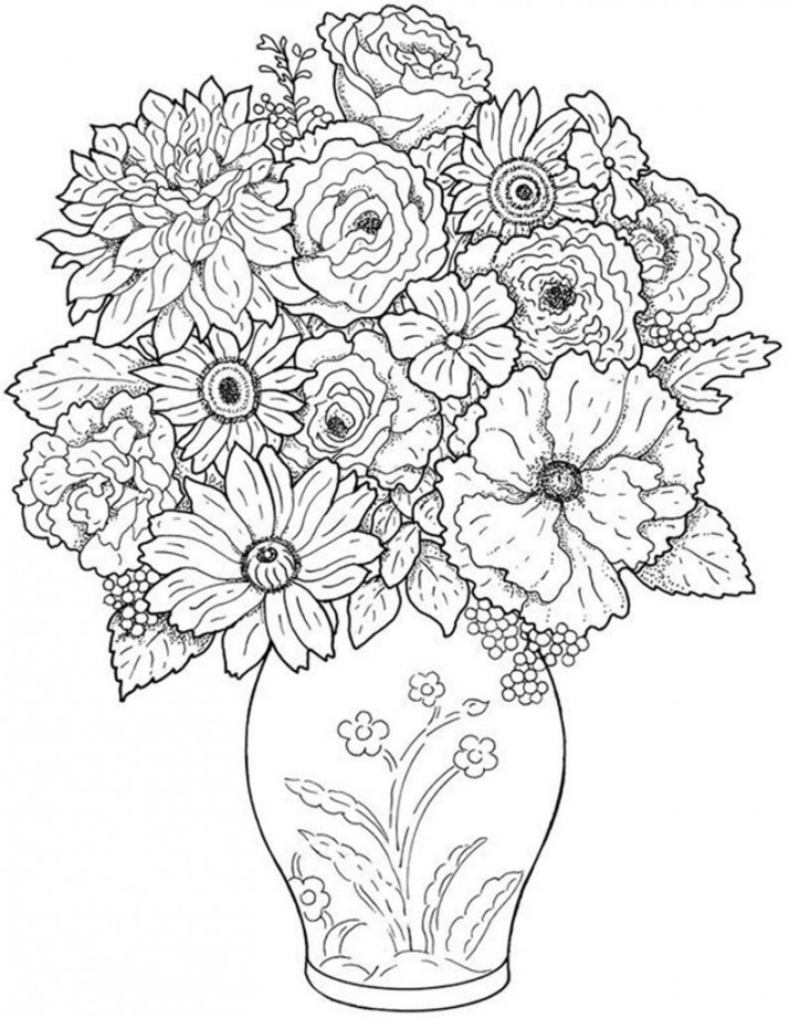 Pin on Flower Coloring Pages