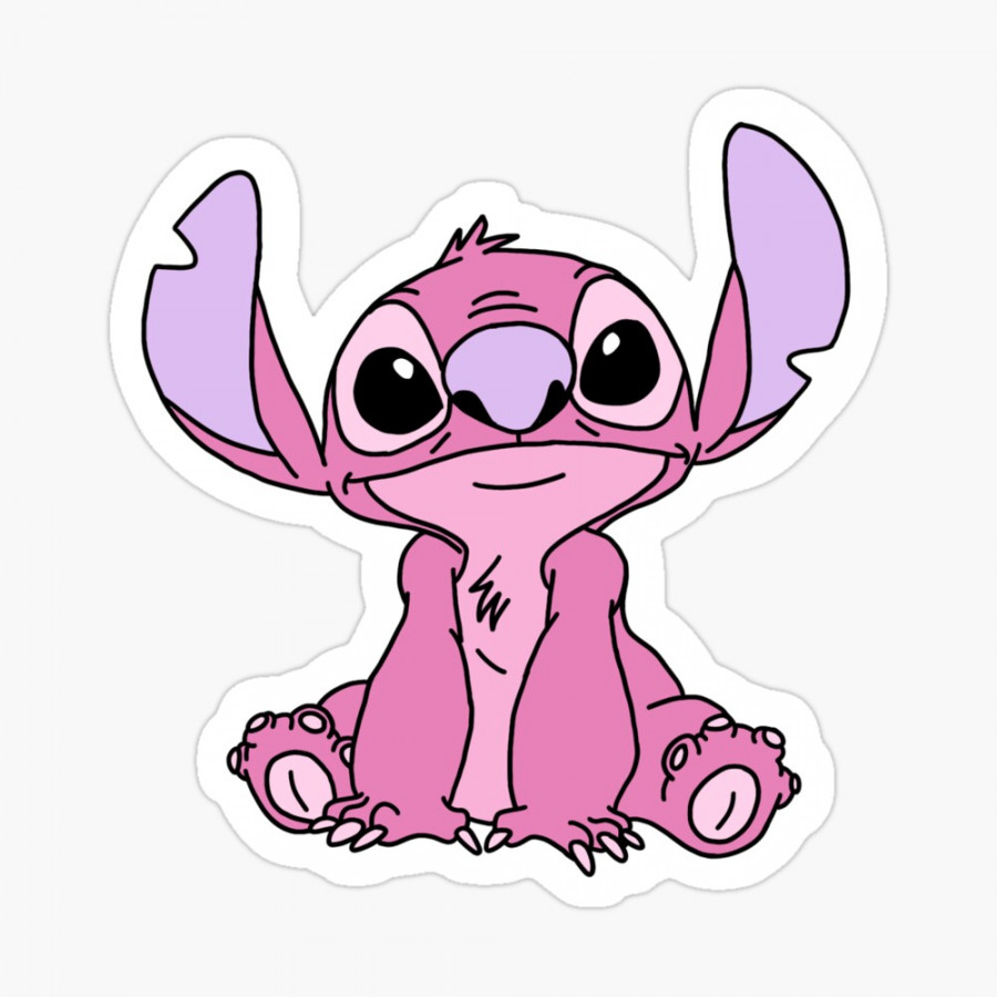 Pink Stitch" Sticker for Sale by reedcros  Redbubble