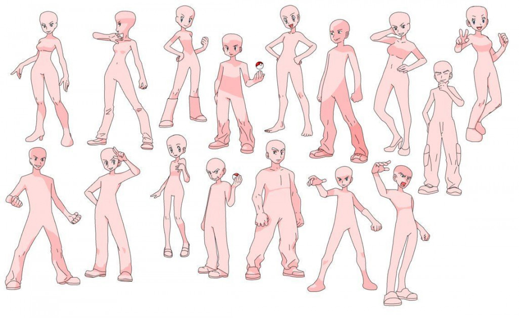 pokemon trainer pose reference - Google Search  Pokemon sketch