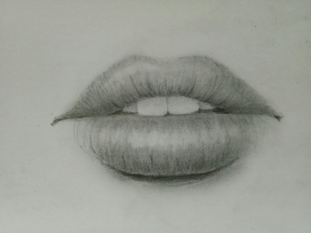 Portrait Drawing (Lips) – Adeline