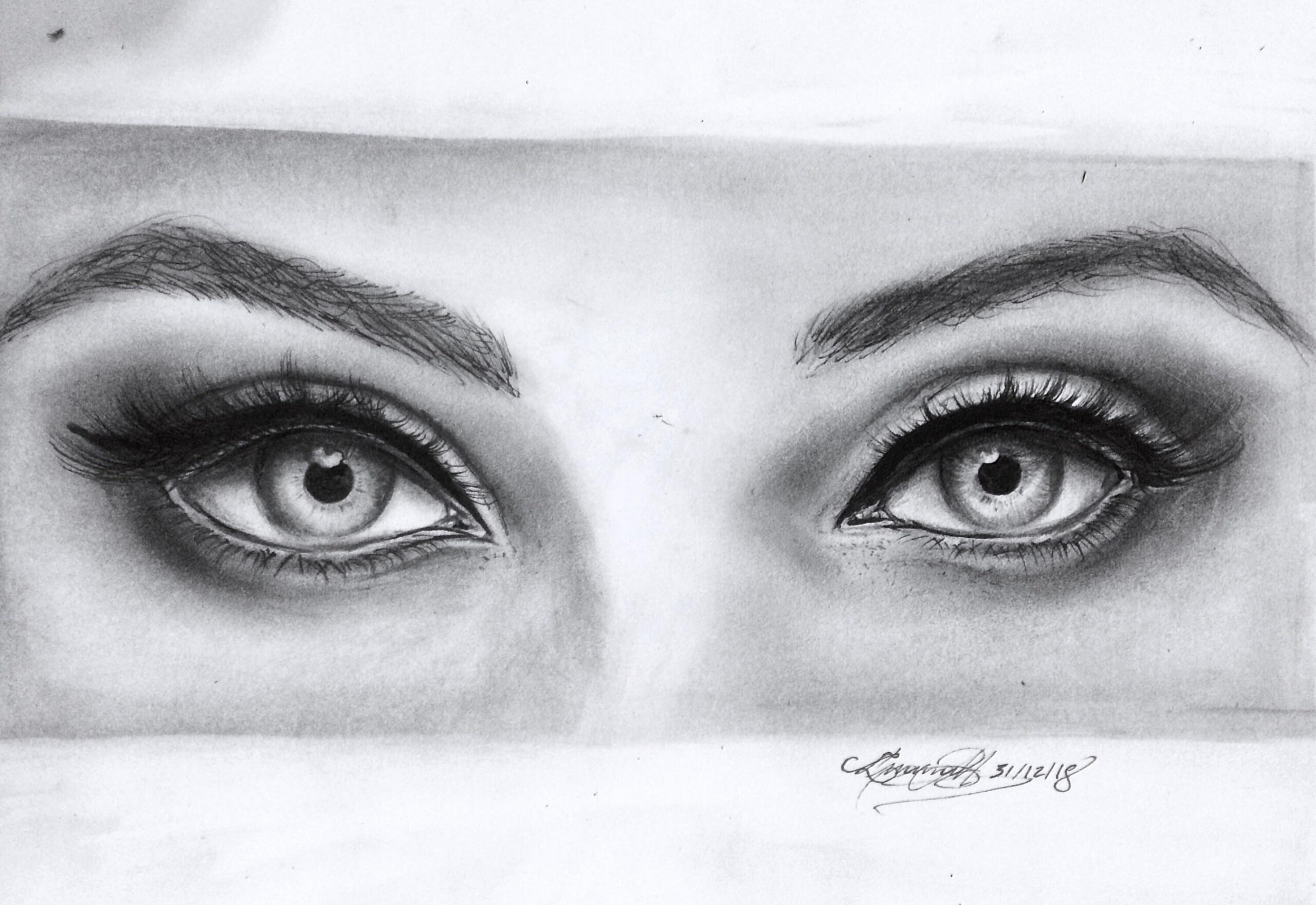 probably my th attempt of drawing realistic eyes and I finally