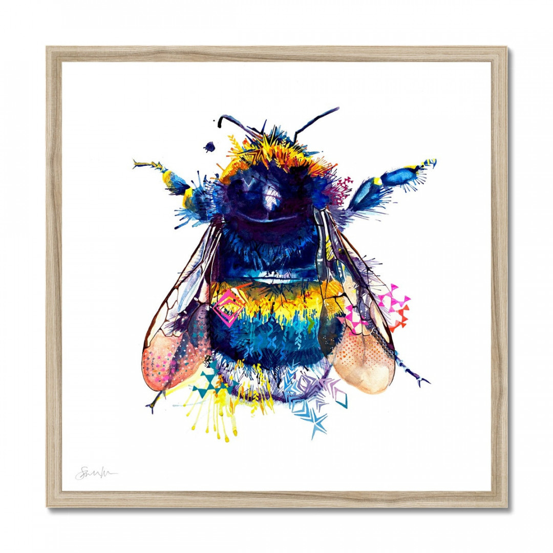 Queen Bee Painting - Framed Print – Sarah Taylor Art