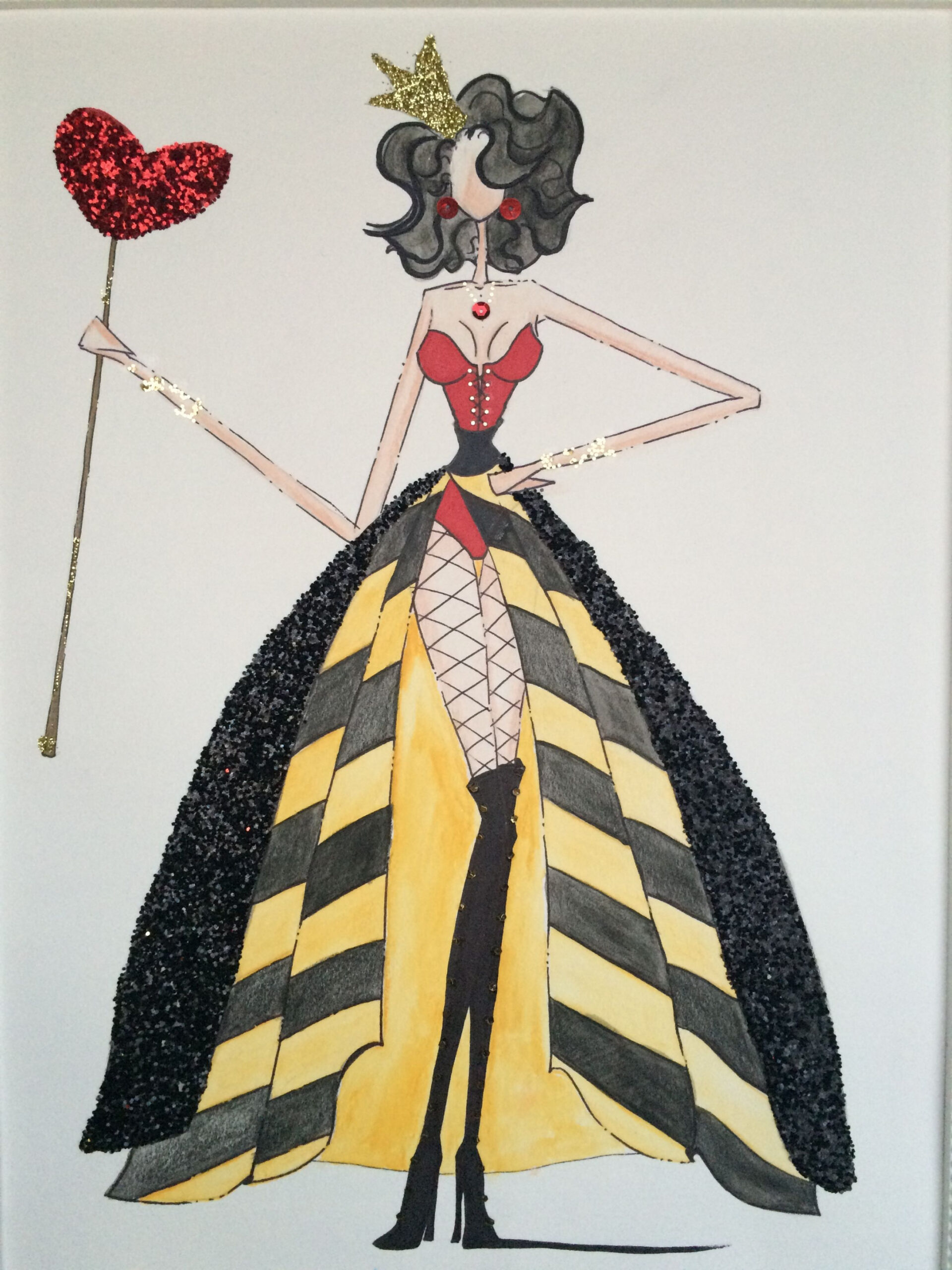 Queen of hearts By Gabriela Garcia congrains  Fashion