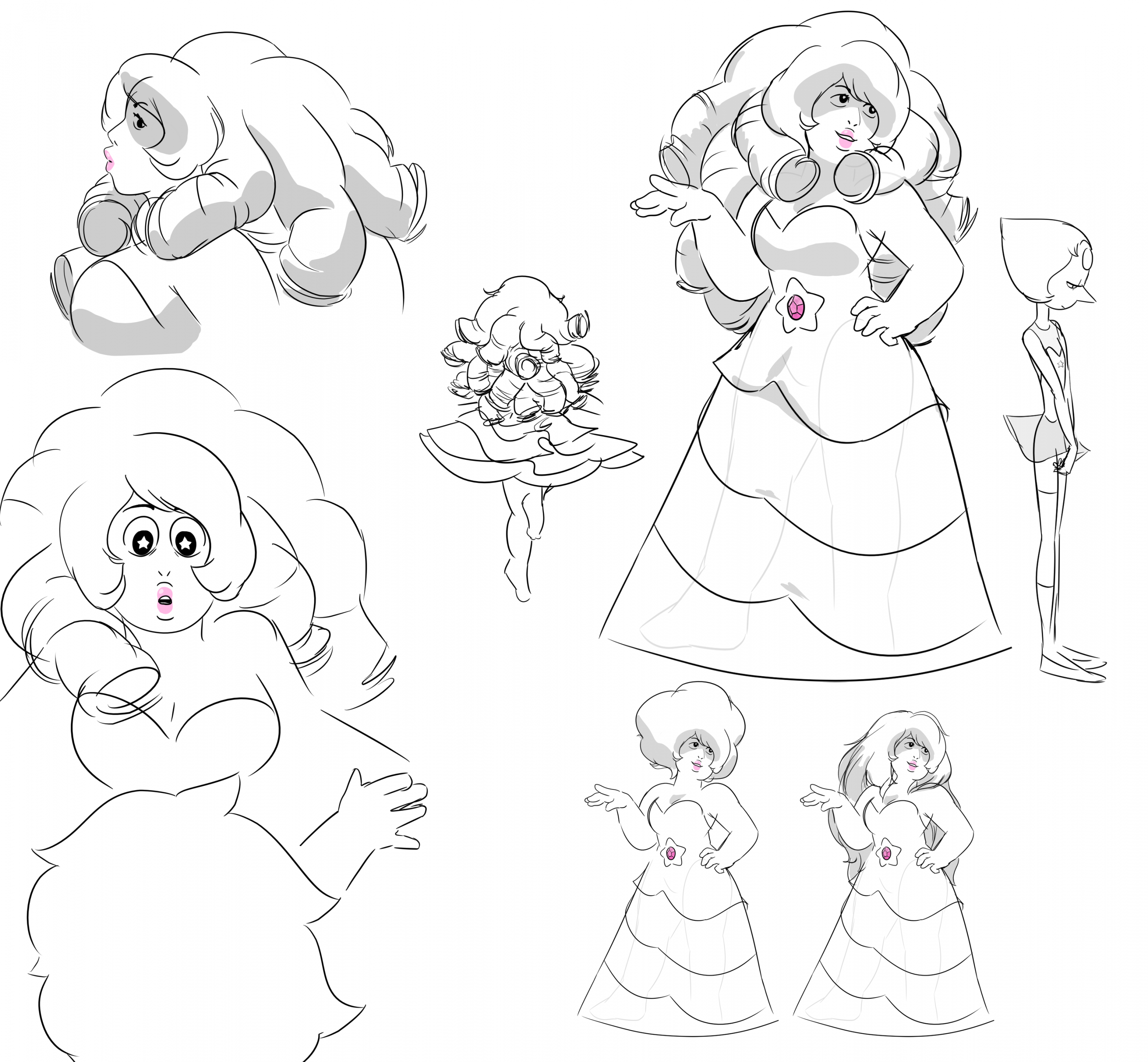 Rose Quartz Doodles : r/stevenuniverse