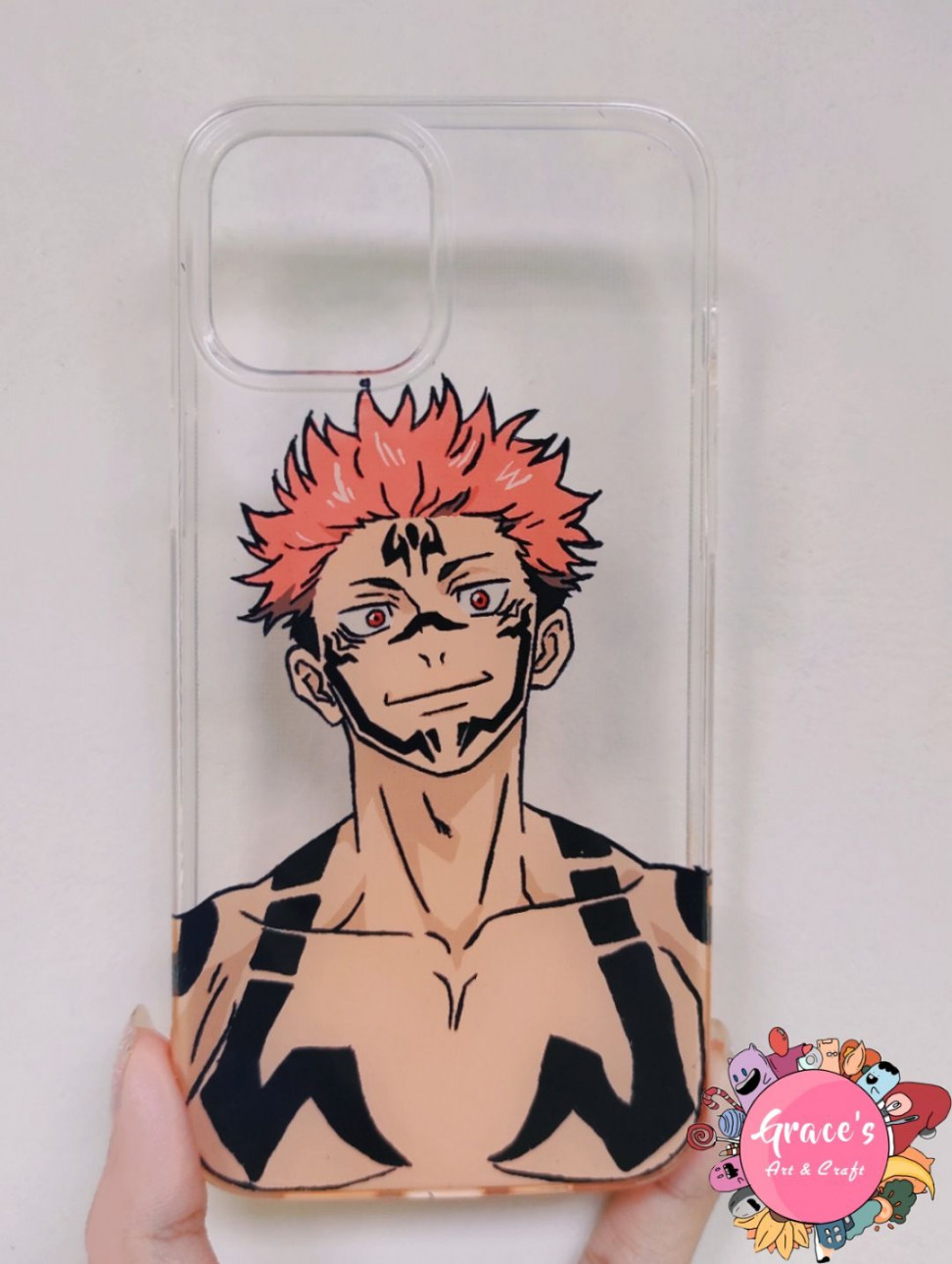 Ryomen Sukuna Ph case painting  Art phone cases, Phone case diy