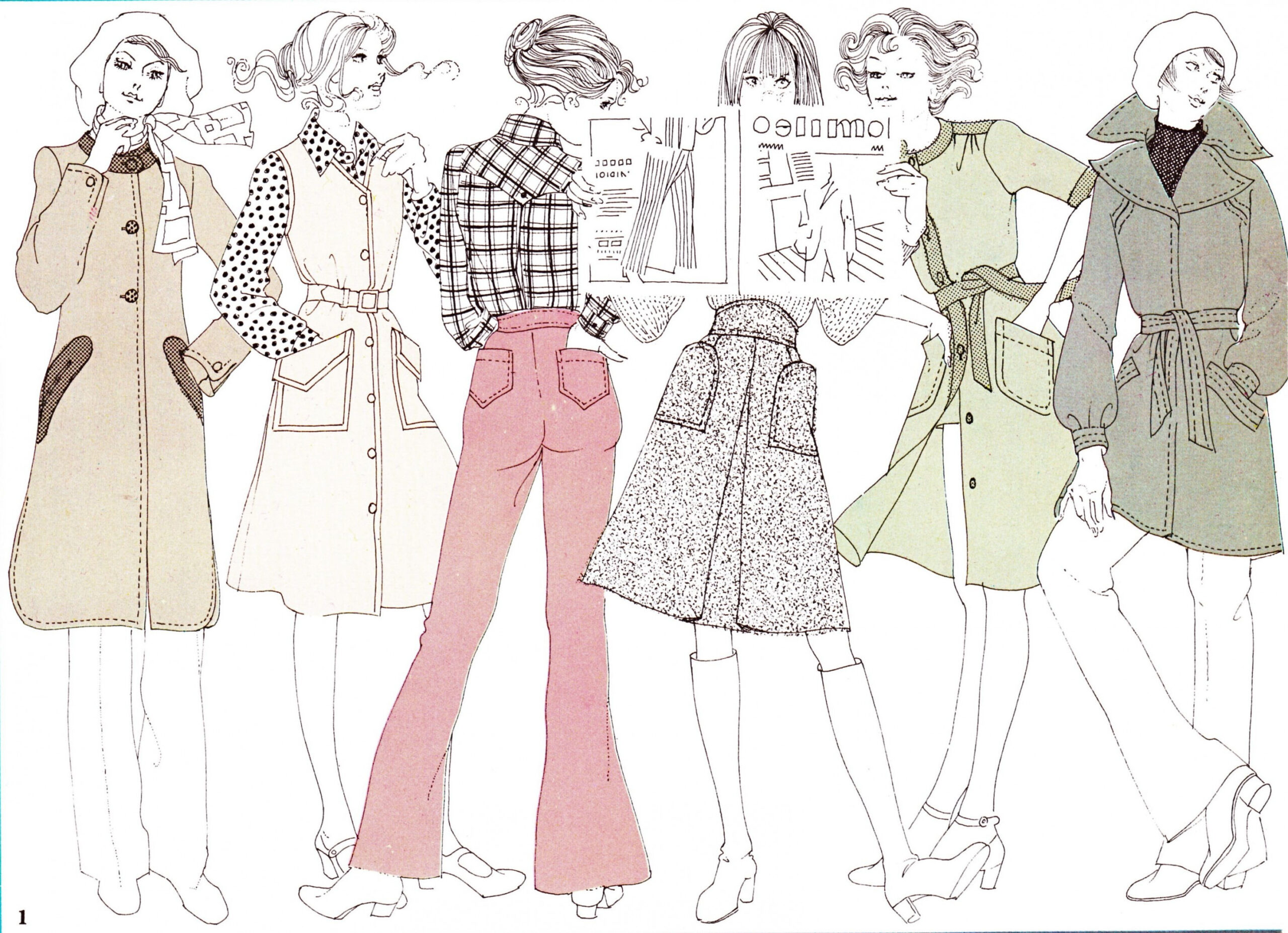 s #fashion #illustration #vintage #sewing #book  Fashion