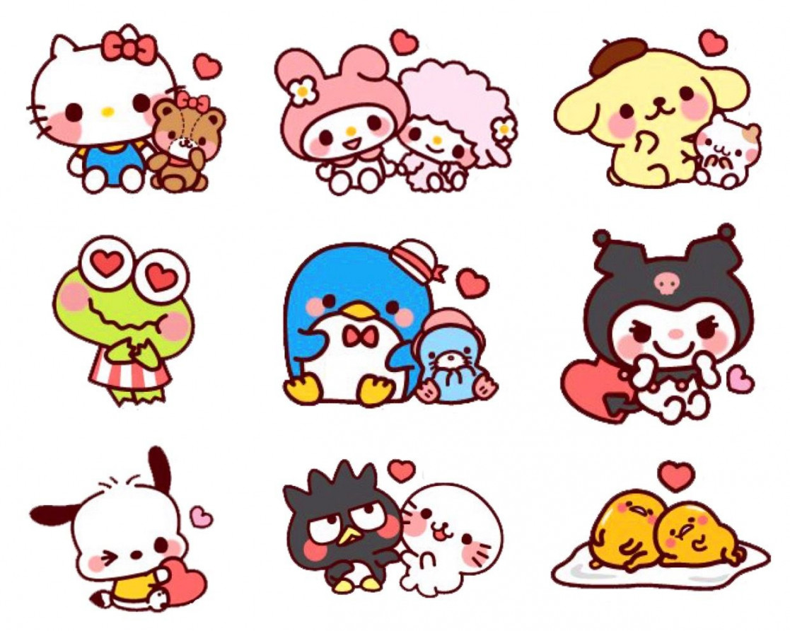 Sanrio Characters  Hello kitty drawing, Hello kitty pictures