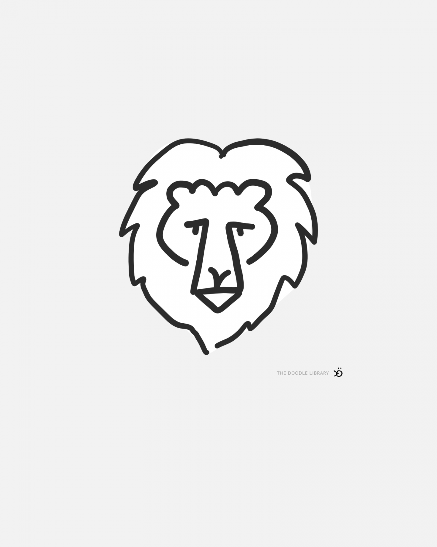 Simple animal drawings  Lion drawing simple, Small lion tattoo