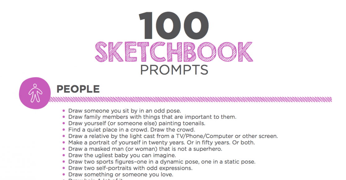 Sketchbook Prompts Your Students Will Love - The Art of