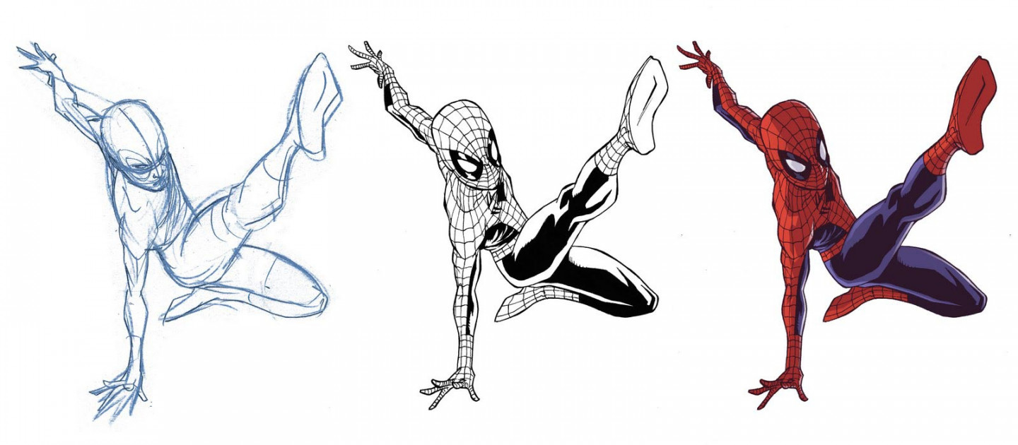 SpiderMan Drawing Reference and Sketches for Artists