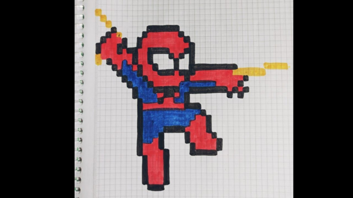 Spiderman (Örümcek Adam) Çizimi-Çok Kolay/Spiderman Drawing - Very Easy