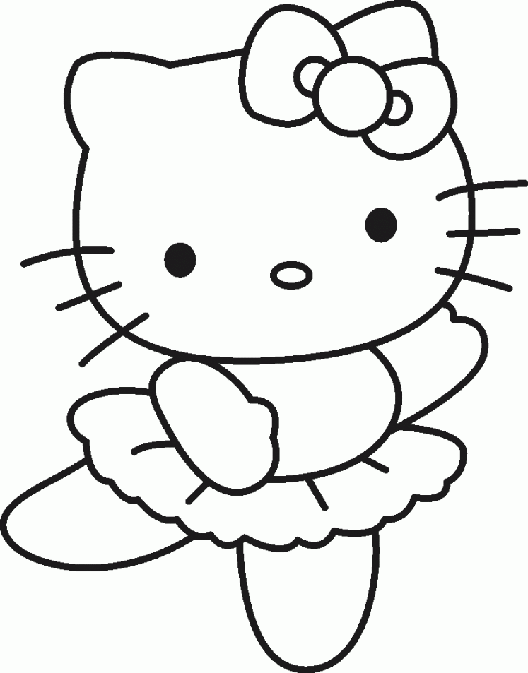 Step By Step Hello Kitty Drawing For Kids  Tutorial  by Drawing