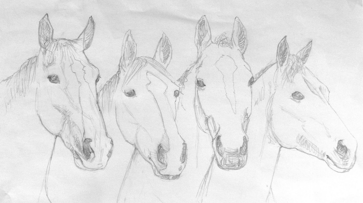 Strong at Art: A tale of four horses