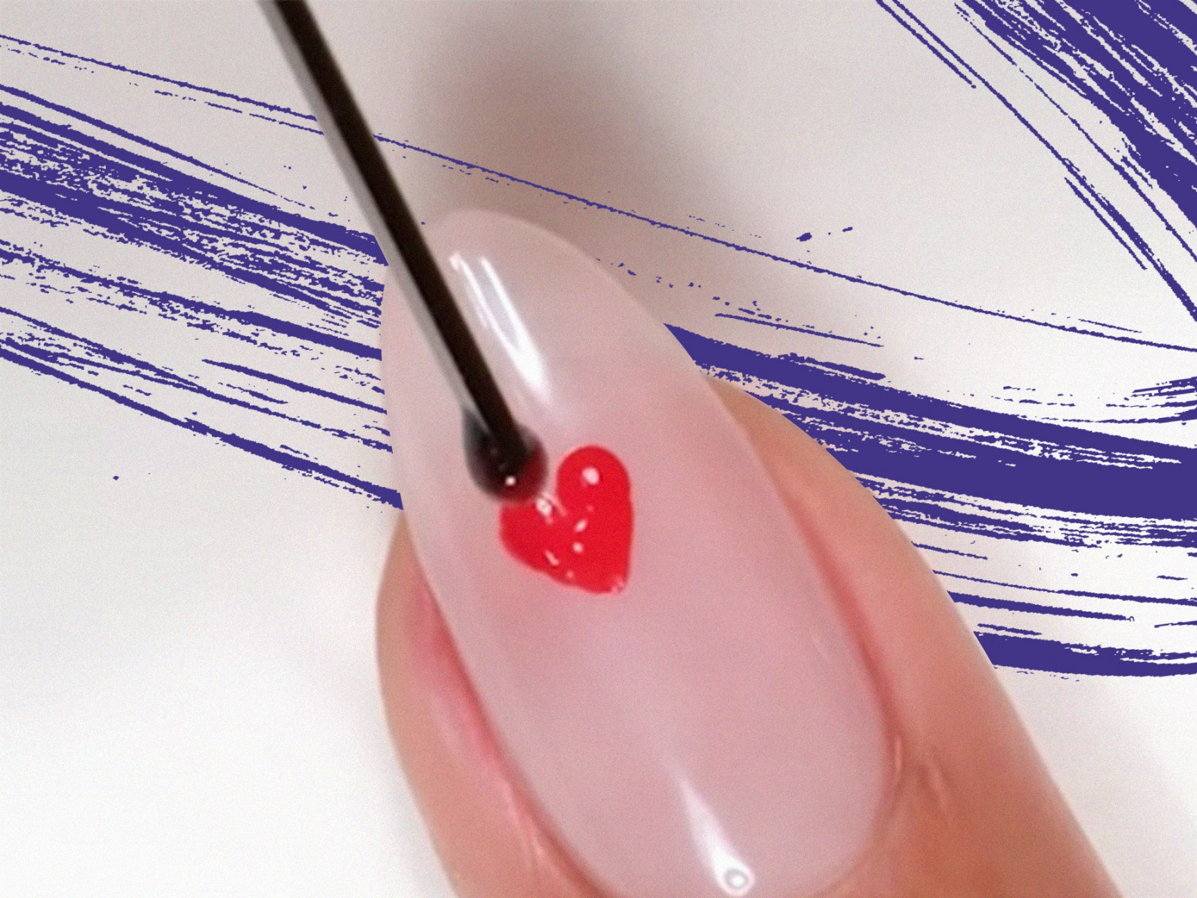 This Heart Nail Art Hack Is So Cute And Easy (All You Need Is A