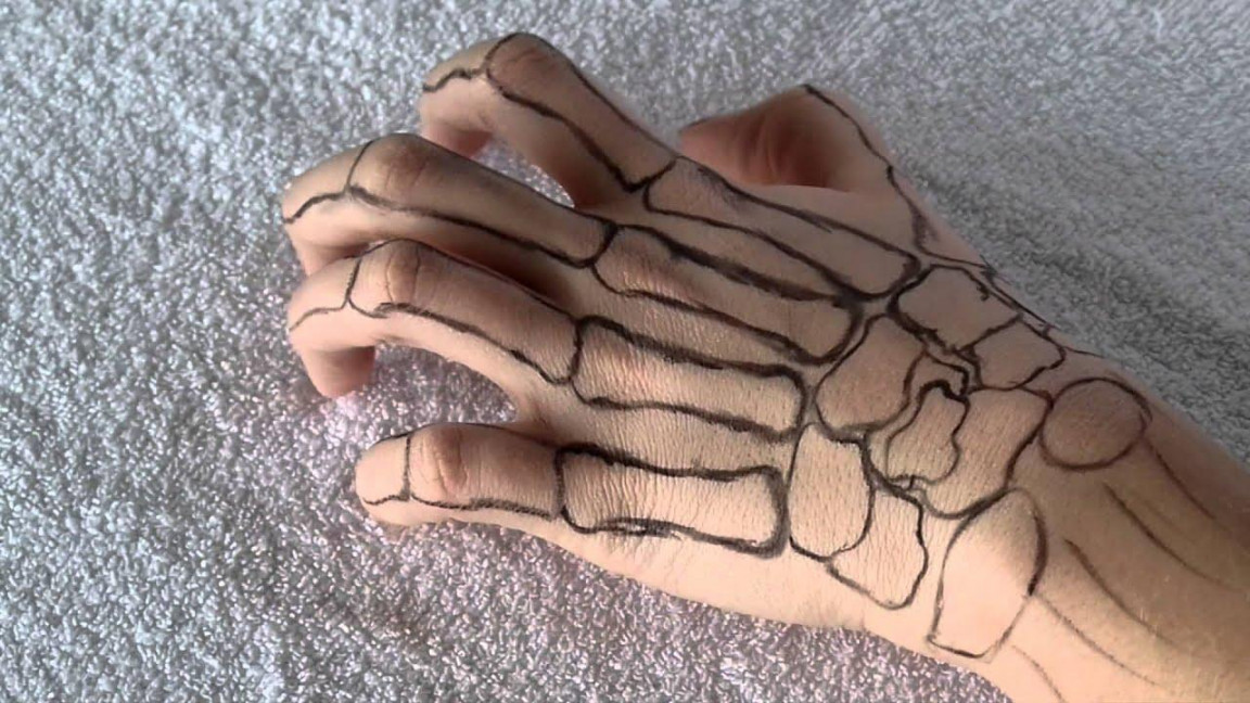 TikTok-ers Are Obsessed With This Skeleton Hand Drawing Challenge