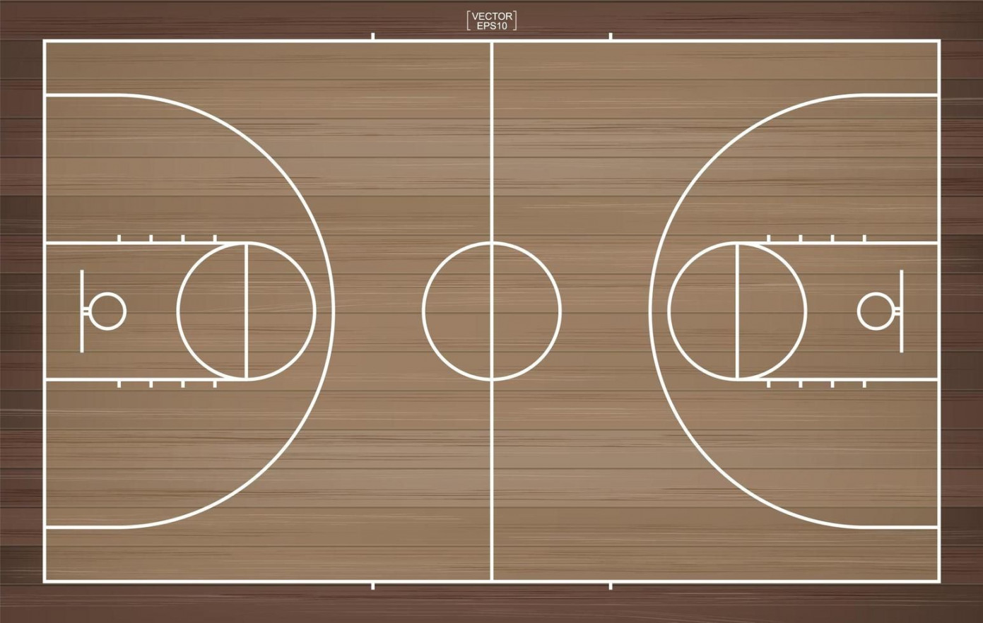 Top down view of basketball court  Basketball court, Basketball